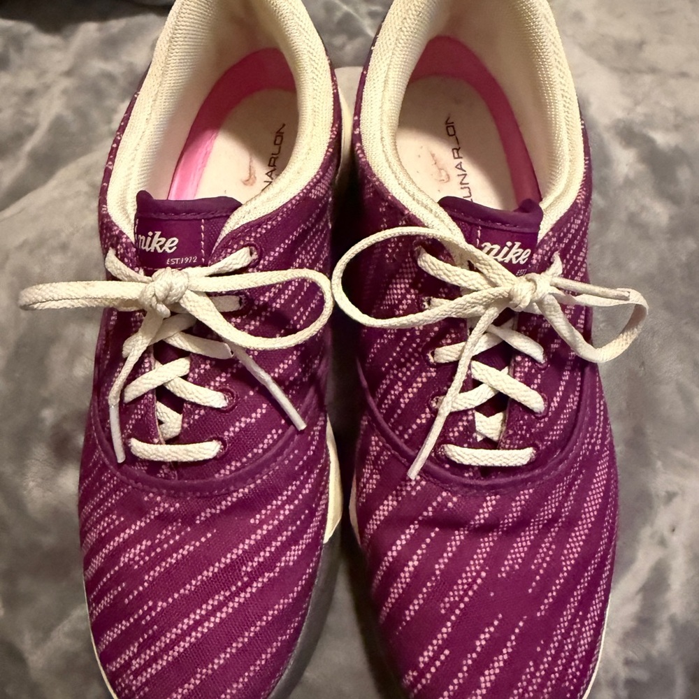 Nike Women's Purple With Pink Accents Golf Shoes